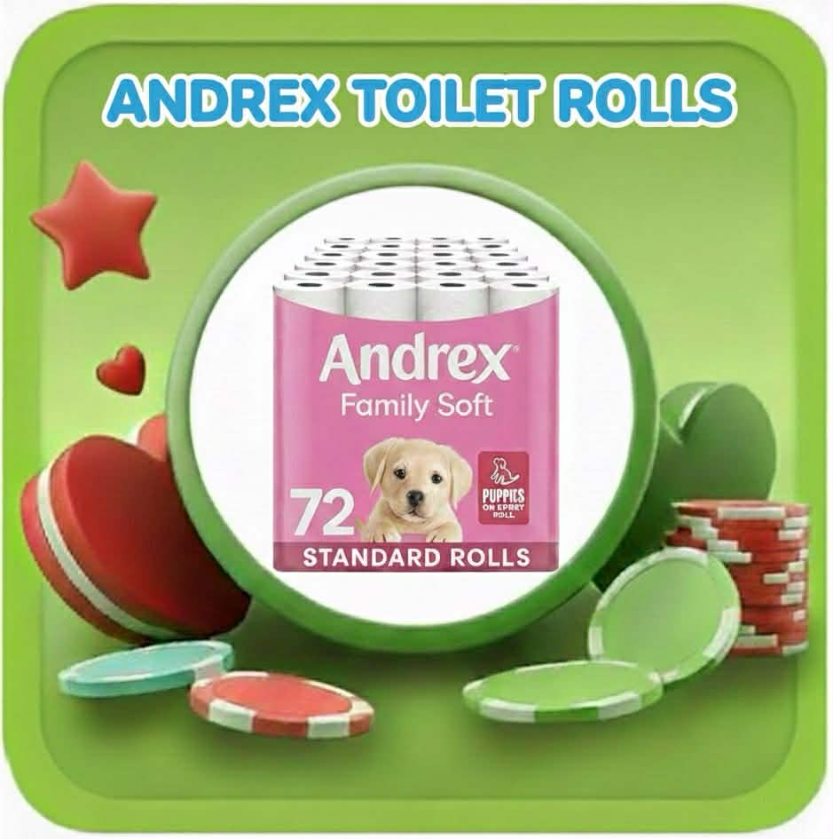 144 Andrex Toilet Rolls